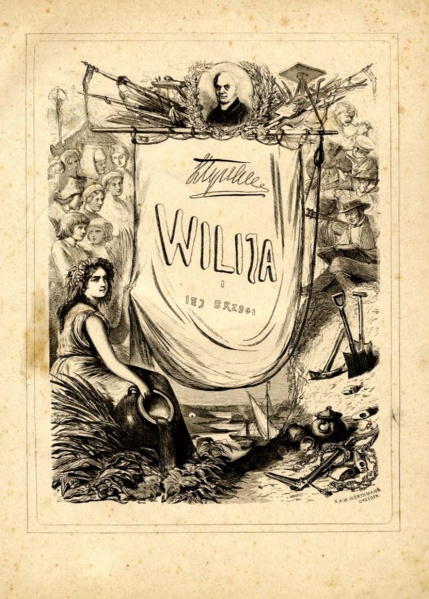 Vaizdas:K. Tiškevičius „Neris ir jos krantai" (viršelis, 1871).jpg